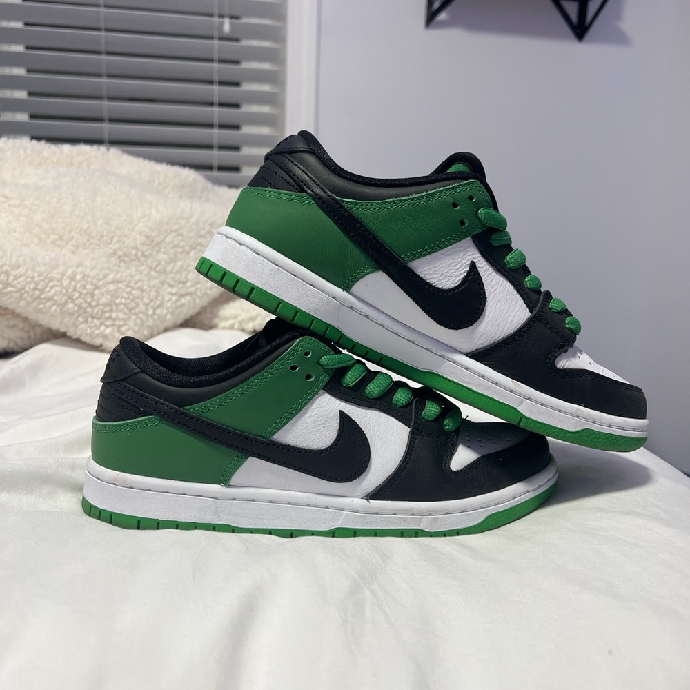 Nike Green and Black Dunks